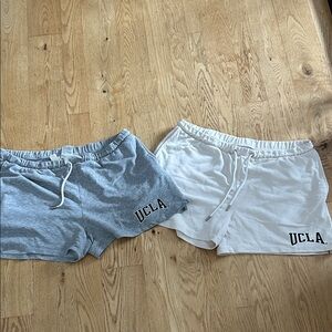 H&M UCLA Gray and Cream Women's Shorts